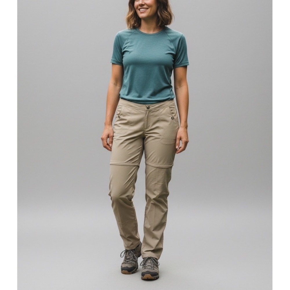 Merrell‎ Convertible Hiking Pants Womens 16 Beige Charlotte Outdoor Fishing